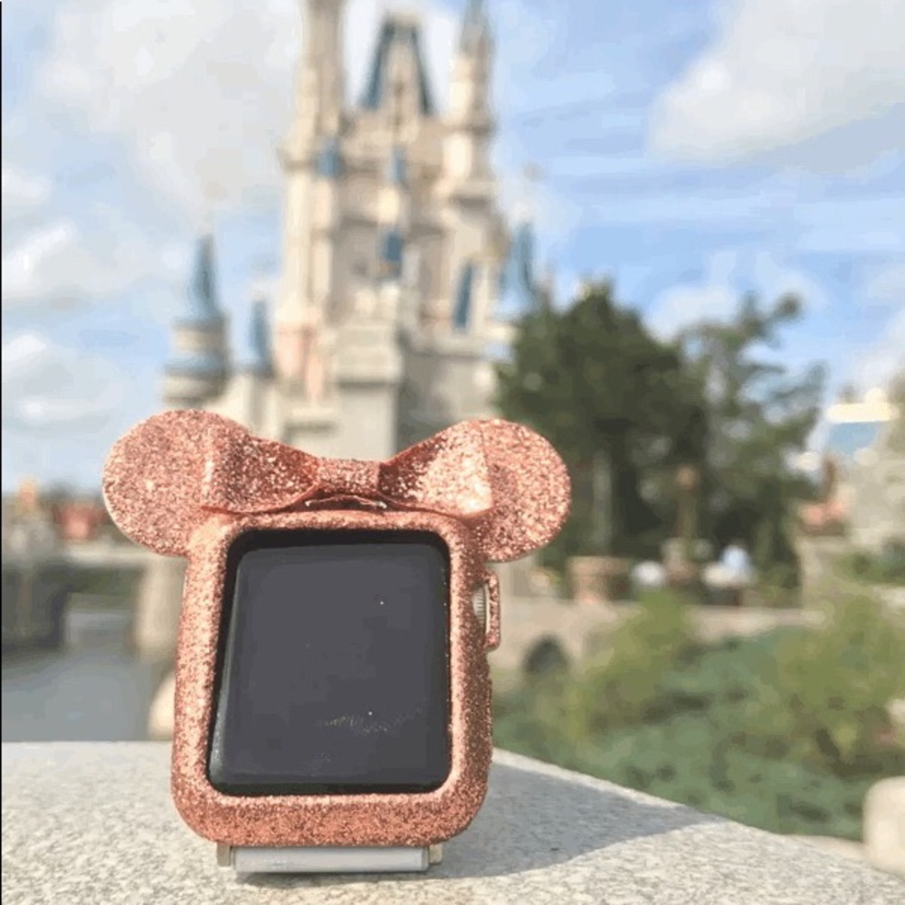 Apple Watch rose gold Mickey Mouse case